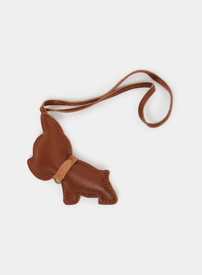 ستايلي Brown Dog Bag Charm